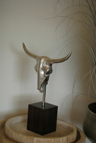 Figur skulptur stier schädel - skulptur,