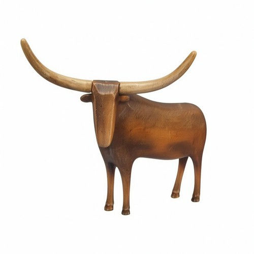 Langhorn stier figur mit - langhorn-stier-figur,