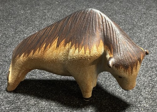 Stier bulle bison - bulle, sgrafo