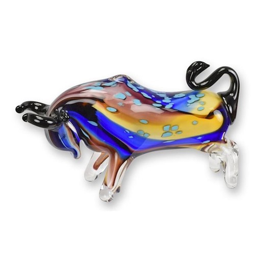 Glasfigur stier - stier, im