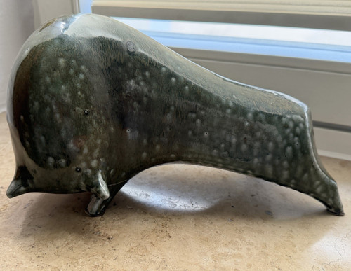 Stier keramikfigur skulptur - keramikfigur,