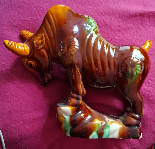 Keramikfigur stier - stier, –