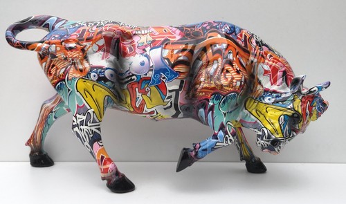 Groß deko figur stier - groß,