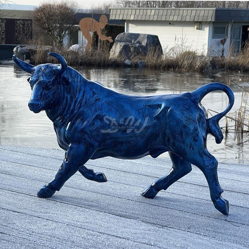 Spanischer stier pablo blau - stier,