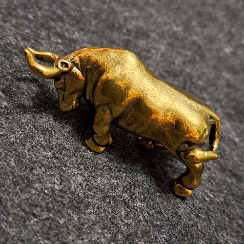 Metallfigur stier - metallfigur,