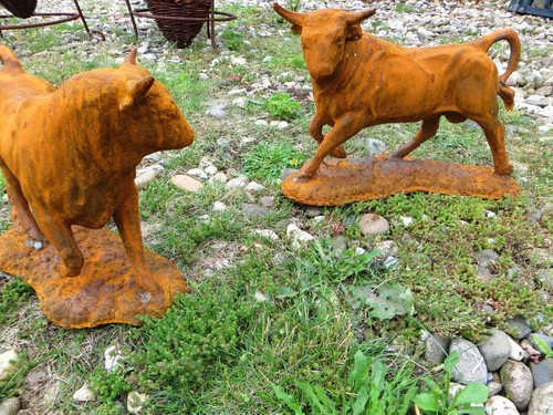 Stier bulle statue - stier,, eisen