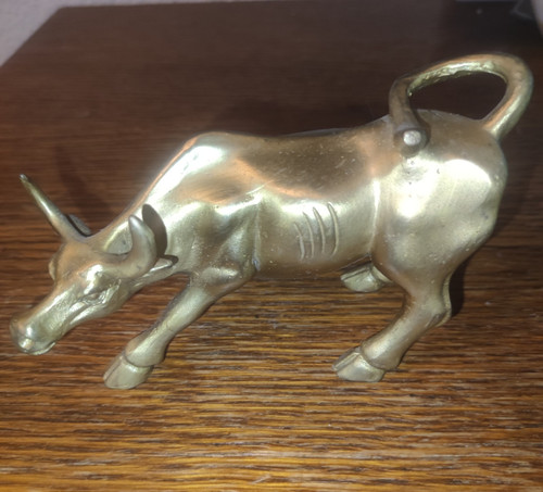 Stier dekofigur skulptur aus - dekofigur,