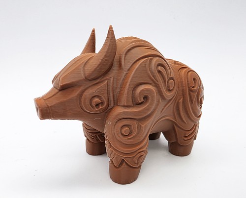 Stier totem deko - totem,
