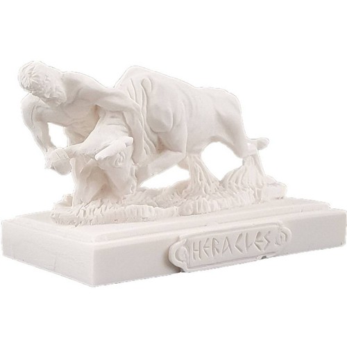 8cm alabaster figur herkules - figur,