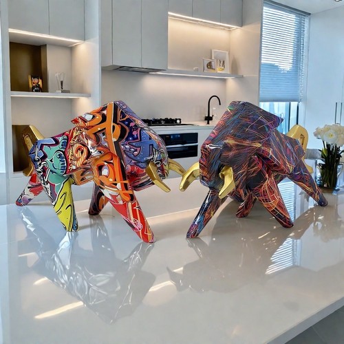 Stier skulptur modern - modern, deko