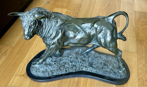 Bronze stierfigur 25cm - stierfigur,,