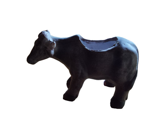 Rustikale braune stierfigur - rustikale,