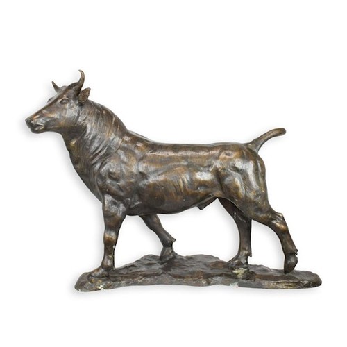 Bronzefigur stier länge 71 - länge,