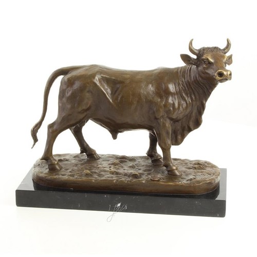 Bronzefigur stier länge - stier,,