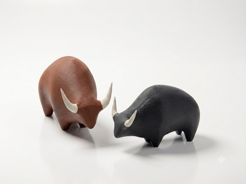 Figur einfache small stier - figur,