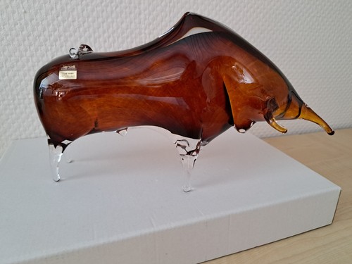Glasfigur stier bulle - bulle, 2680g
