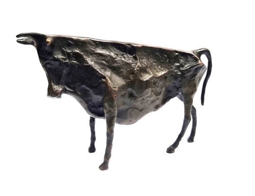 Abstrakter stier bronze statue - stier,