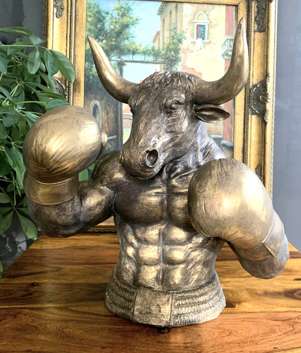 Figur stier skulptur cm - figur,