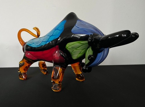 Murano stil stier aus glas - aus,