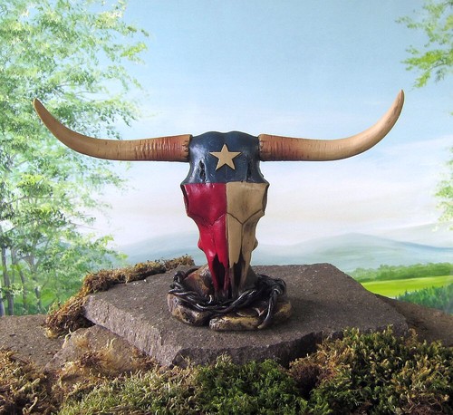 Stehender bullenschädel usa - stehender,